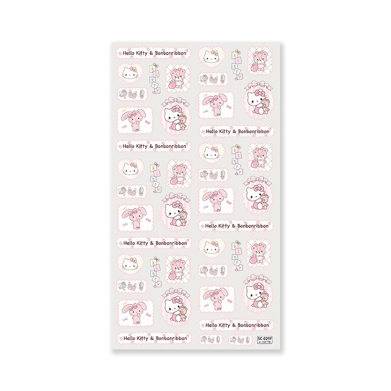 

Sanrio Kitty & Bear Large Sticker for DIY Phone Case