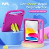 Case for iPad 10.9 (2022) - Pink, Shockproof, With Stand