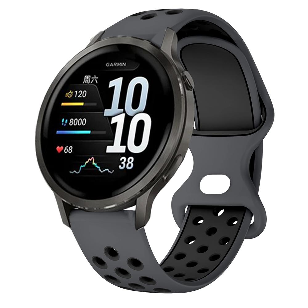 Two Tone Strap for Garmin Venu 4 41mm 2S 3S Breathable Round Hole Band Suitable for Forerunner 265s 255s Smartwatch Correa Pasek