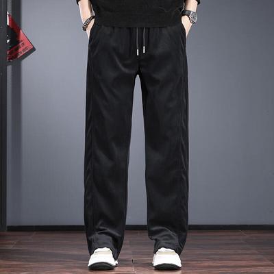 Jielinuo Men's Loose-Fit Straight-Leg Sweatpants