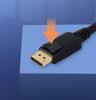 4K Dp To Hdmi-Compatible Transfer Line Long Shell Displaypor To Hdmi-Compatible