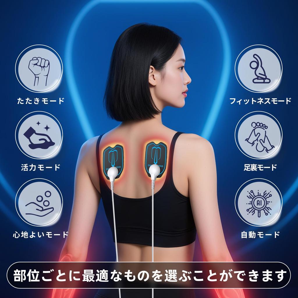YOSINA EMS Full Body Muscle Stimulator with 9 30 Intensity Dual and Perfect Gift for Respect for the Aged Day Modes, Levels, A/B Channel, Type-C