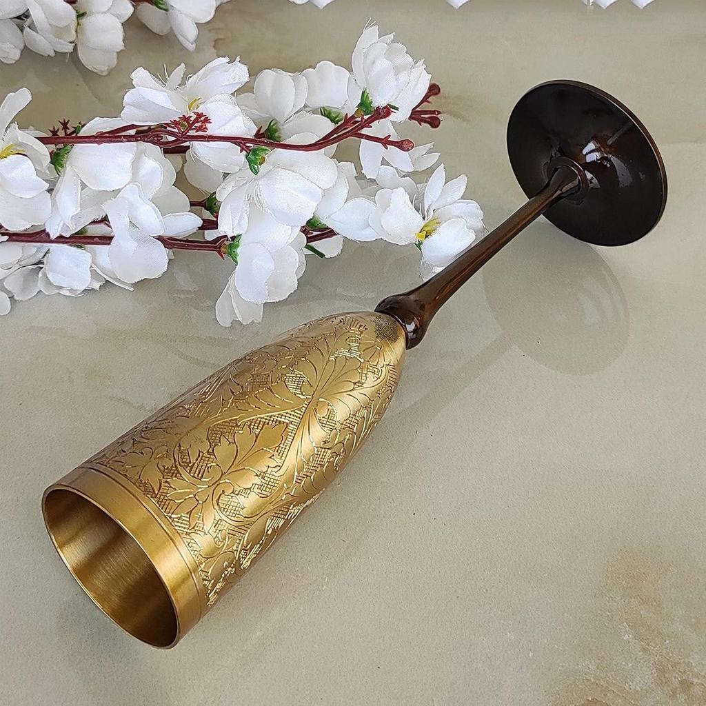 Design Flute Champagne Glass, Bareware, Bar Accessories & Tools for Bars, Catering Venues, Home, Office, Party, Hotels, Volume- 200 ML, Set of 1