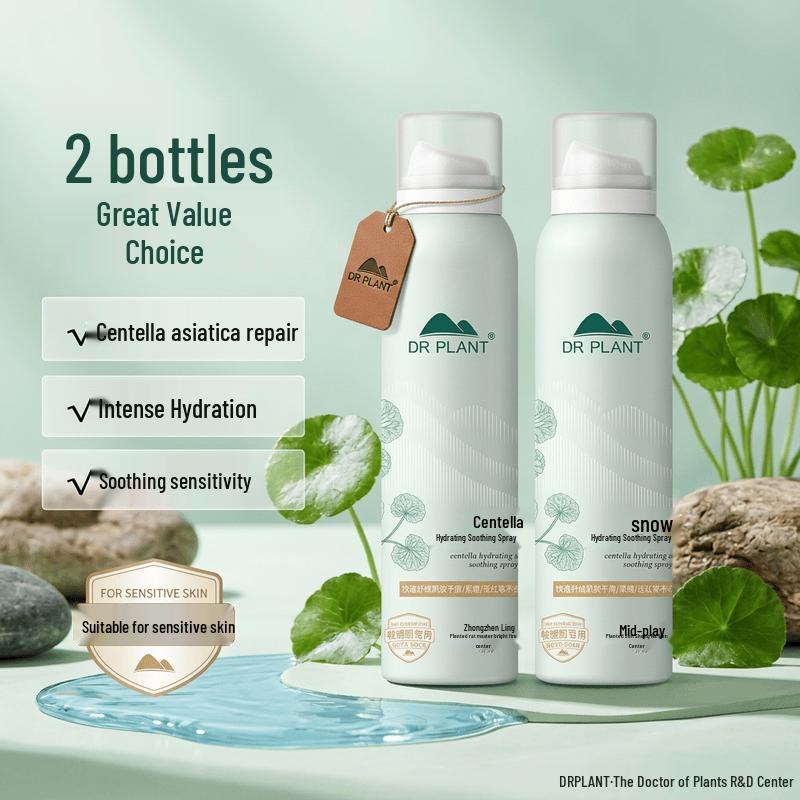 DR PLANT Centella Asiatica Hydrating Facial Mist (Twin Pack)