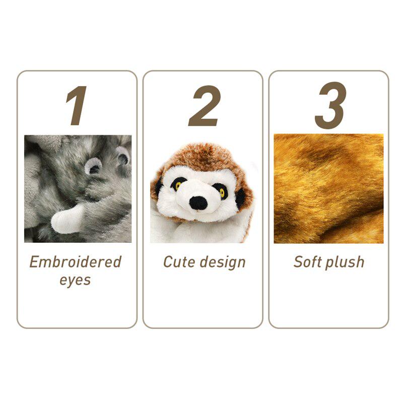 Dog Squeaky Toys No Stuffing, 5 Pack Dog Toys Crinkle Dog Toys For Small Dogs Durable Dog Chew Toys