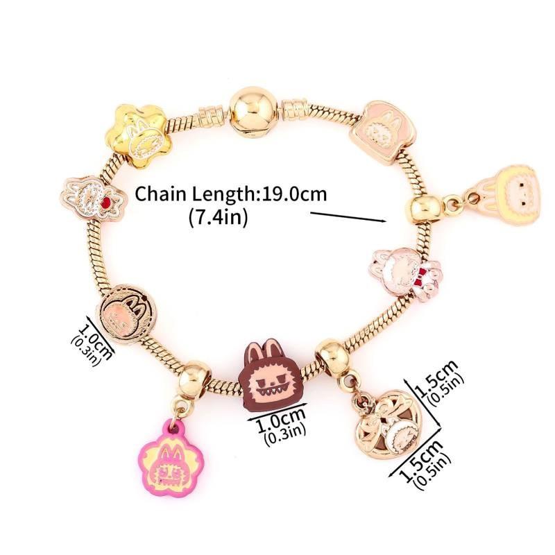 Bead Bracelet Cartoon Kit Alloy Components Gift Giving  Crafting Creative