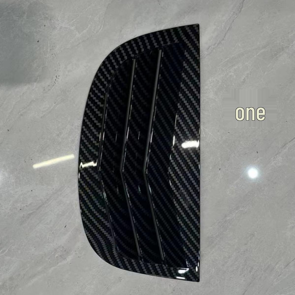 

Carbon Fiber Rear Window Louvers for Modified Peugeot 208 Gloss Black