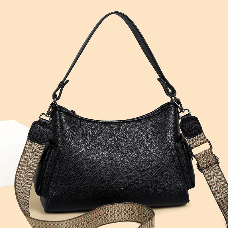 Womens Faux Leather Hobo Bag Casual Shoulder Handbag Large Tote Purse for Travel