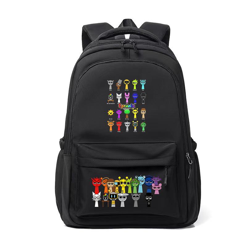 Hot Sale Junior High School High School Students Large Capacity Backpack Cartoon Peripheral School Bag College Style Campus Leisure Backpack