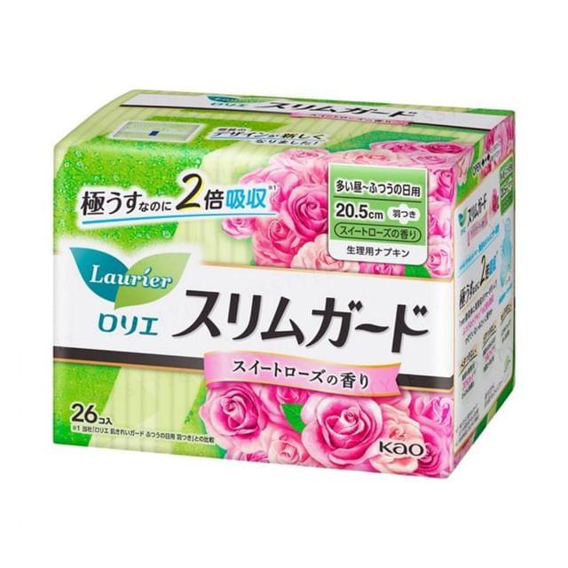 Kao - Laurier Ultra Slim Daily Absorbent Wing Feminine Pads 20.5cm 26 pcs