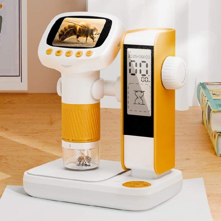 Educational Shockproof Handheld Microscope High Resolution Rechargeable Battery Ideal For Biology Studies Exploration
