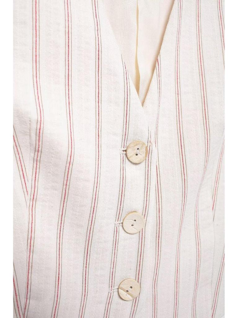 Autumn 2024 Women's European & American Style Striped Vest and Shorts Set