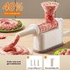 Macchina Manuale Riempitrice per Salsicce con 3 Ugelli, Riempitrice e Produttore di Salsicce Fatte in Casa, Macchina Riempitrice per Salsicce Smontabile, Kit Riempitrici per Salsicce da Cucina