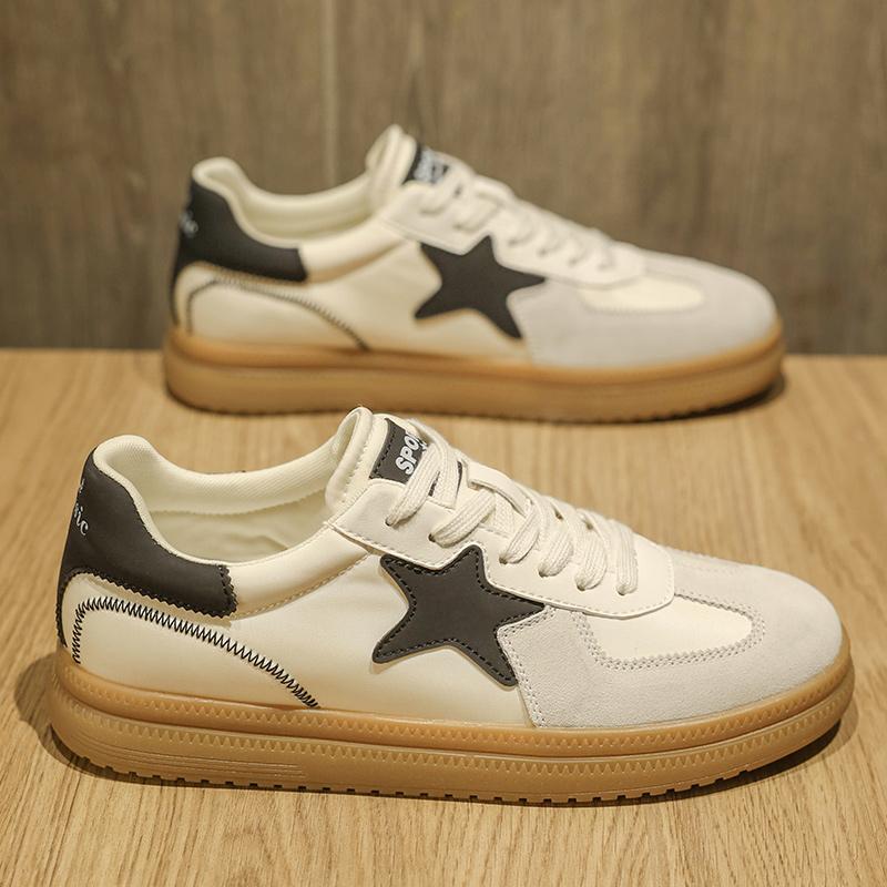 

Мужские повседневные кроссовки Высококачественная мужская обувь Модные универсальные молодежные повседневные беговые дорожные спортивные туфли для мужчин 44 белый