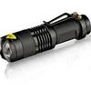 Bright Aluminum Alloy LED Zoom Mini Flashlight - Outdoor Strong Light SK68