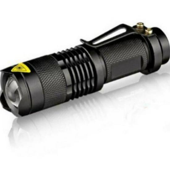 Bright Aluminum Alloy LED Zoom Mini Flashlight - Outdoor Strong Light SK68