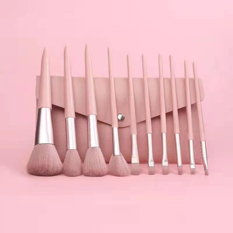 Soft Makeup Brush Set Pu Bag Loose Powder Brush Blush Brush Explosive Beauty Makeup Tool Set