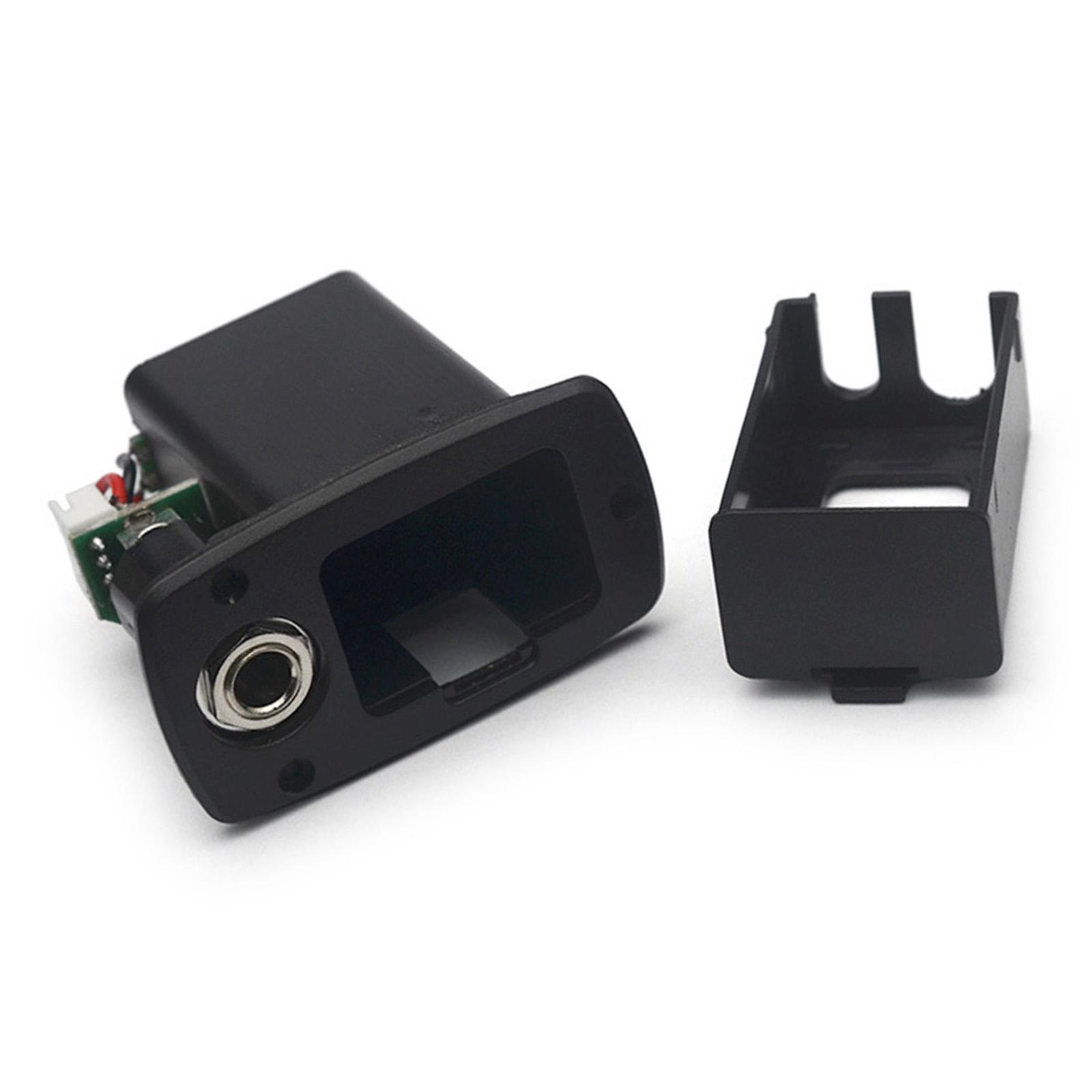 

9V Black Plastic Battery Cover Holder Box Replacement Active Bass Guitar Pickup 9V Battery Boxes Easy to Install