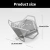 Portable Card Type Barbecue Stove Detachable Barbecue Grill Stainless Steels Camping BBQ Grill Rack Kitchen Accessories