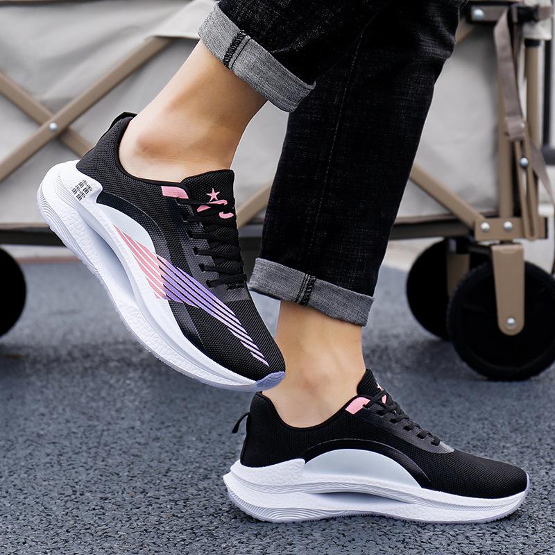 Sneakers fashion casual new couple shoes light breathable non-slip running shoes mesh breathable real explosive bottom running shoes