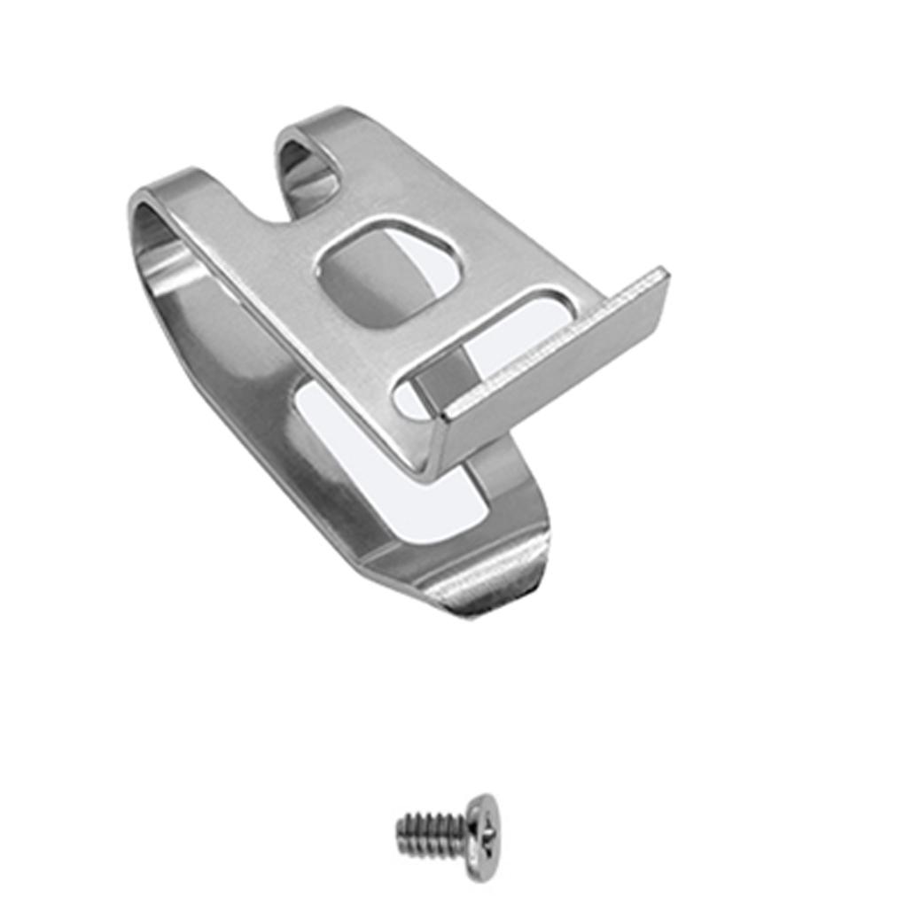 10pieces Silver Stainless Steel Drill Clip For 10pcs Replacement Belt Hook Clip Belt Clip