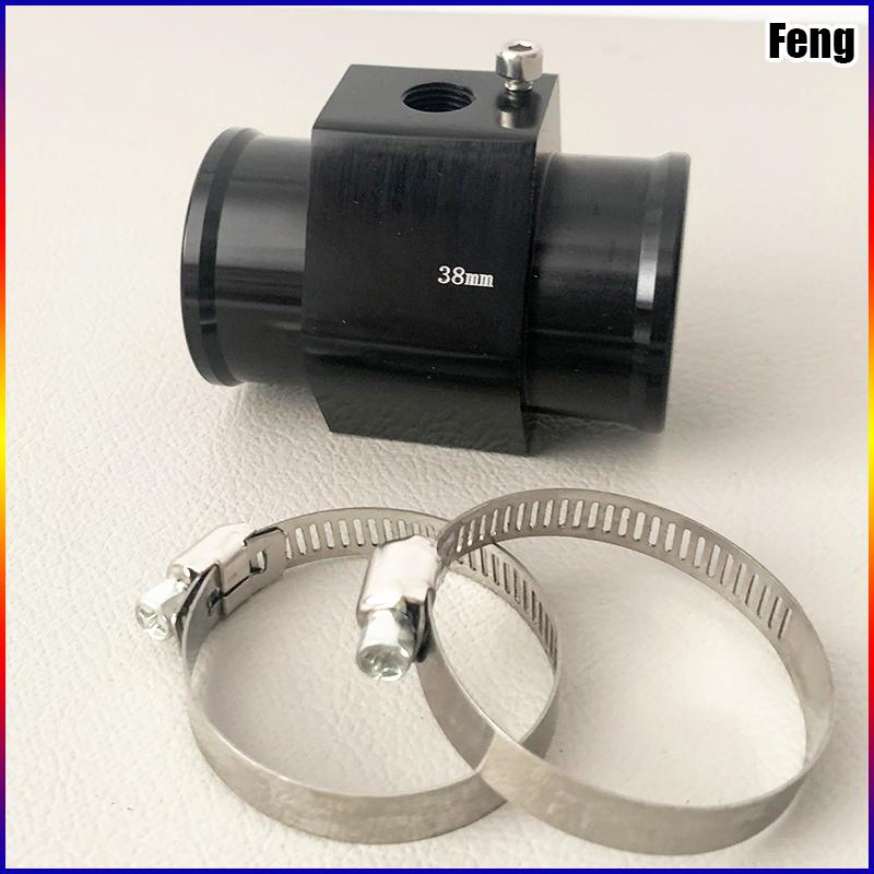 Car Modification Water Temperature Sensor Head Joint Sensor Radiator Adapter 1/8NPT Digital Water Temperature Gauge Voltmeter