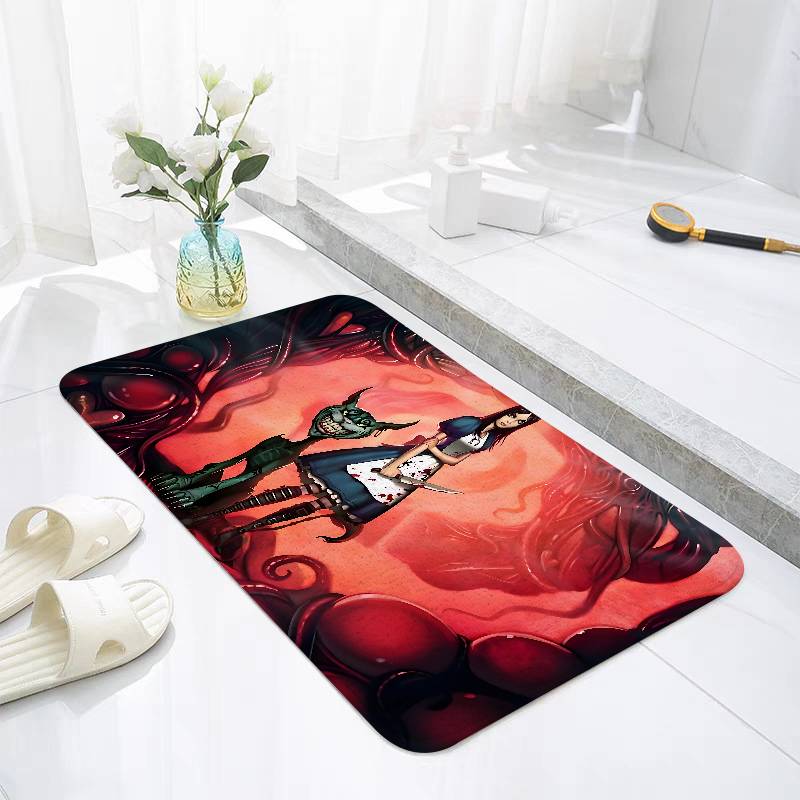 Game A-Alice Madness Returns Floor Mat For Living Room Cushions Modern Soft Fluffy Home Rug For Children's Bedroom Play Carpet