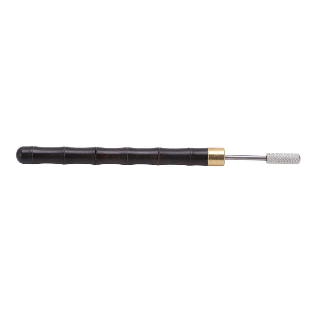 Leather Edge Dye Pen Glossy Rolling Bamboo Shape Leather Dye Pen with Sandalwood Handle Edge Dye Pen for Leather DIY Craft