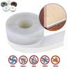 5M Door Bottom Seal Strip Weather Window Rubber Seal Weatherstrip Windproof Dust Self Adhesive Door Windshield Sealing Tape