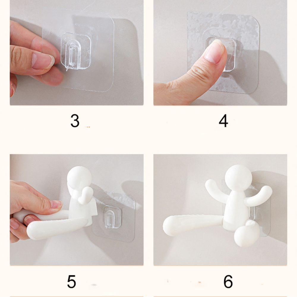 3pcs Creative Jewelry Storage Rack Cartoon Key Storage Rack Wall Shelf Organizer  Bedroom