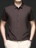 Men's Summer Ice Silk Non-Iron Short-Sleeve Business Shirt