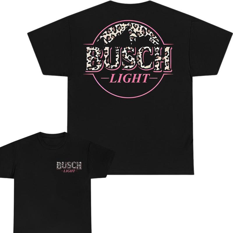 Busch Light Leopart Logo Unisex T-shirt 2 Side - For Everyone XXL
