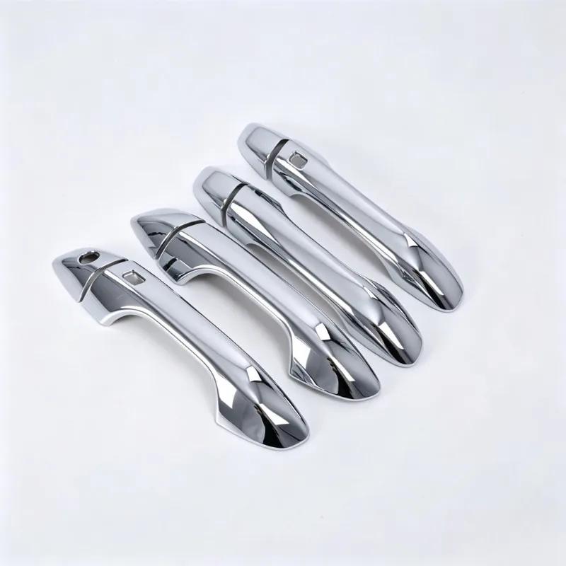 For Kia Sportage 2018-: 4PCS ABS Door Handle Protectors - Dual Smart Keyhole, Peel & Stick wear-resistant