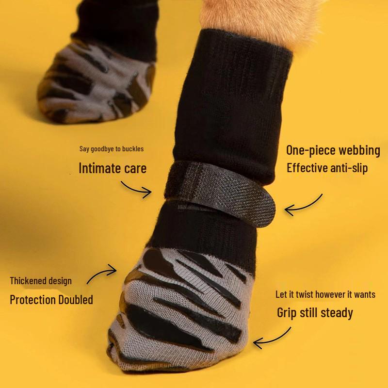 New Customer Offer: Non-Slip Pet Paw Covers for Dogs and Cats - Anti-Scratch, Silent, and Protective Socks