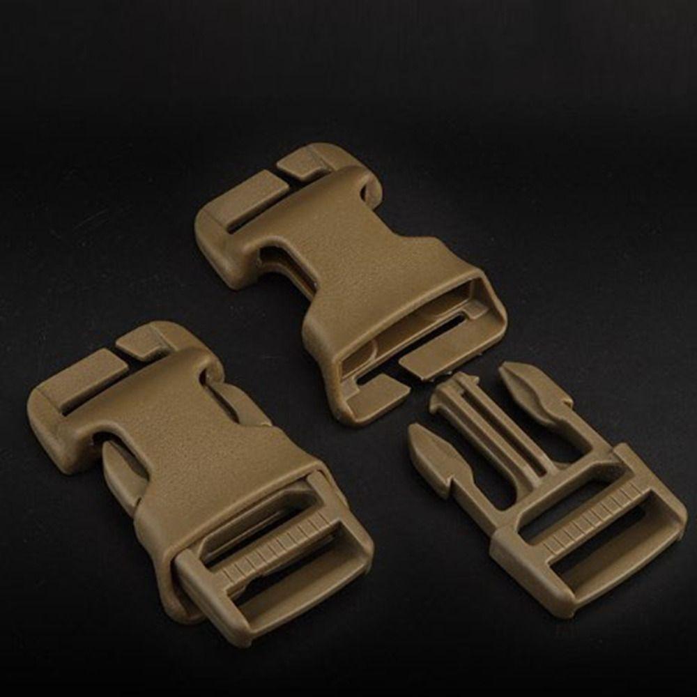 2pcs Plastic Dog Collar Strap 3 Colors Camp Bag Parts Side Release Buckle  Outdoor Tools