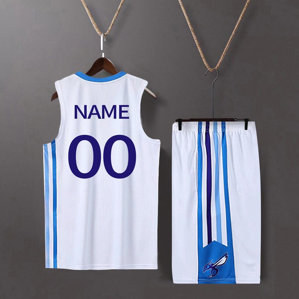Basketball Name/NummerBenutzerdefinierte Kleidung Herren Basketballanzug Klassische Oberteile + Hosen Basketballtrikots Anzugset