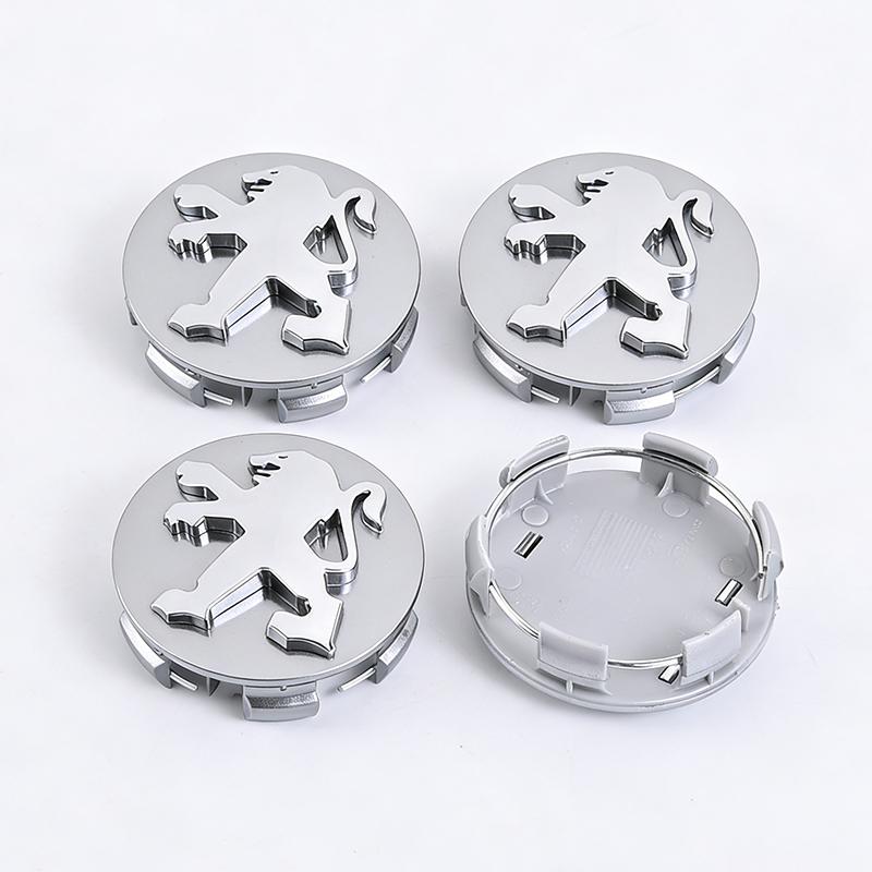 4Pcs Original Car Wheel Center Hub Cap Cover For Peugeot 408 4008 308 3008 Rifter 5008 508 2008 208 301 RCZ 407 108 608 107 206