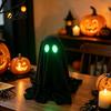 Halloween Theme Atmosphere Decor Ghost Decoration, Spooky Glow In The Dark Standing Ghost, Durable Reusable Festive Accents Small Black Fabric
