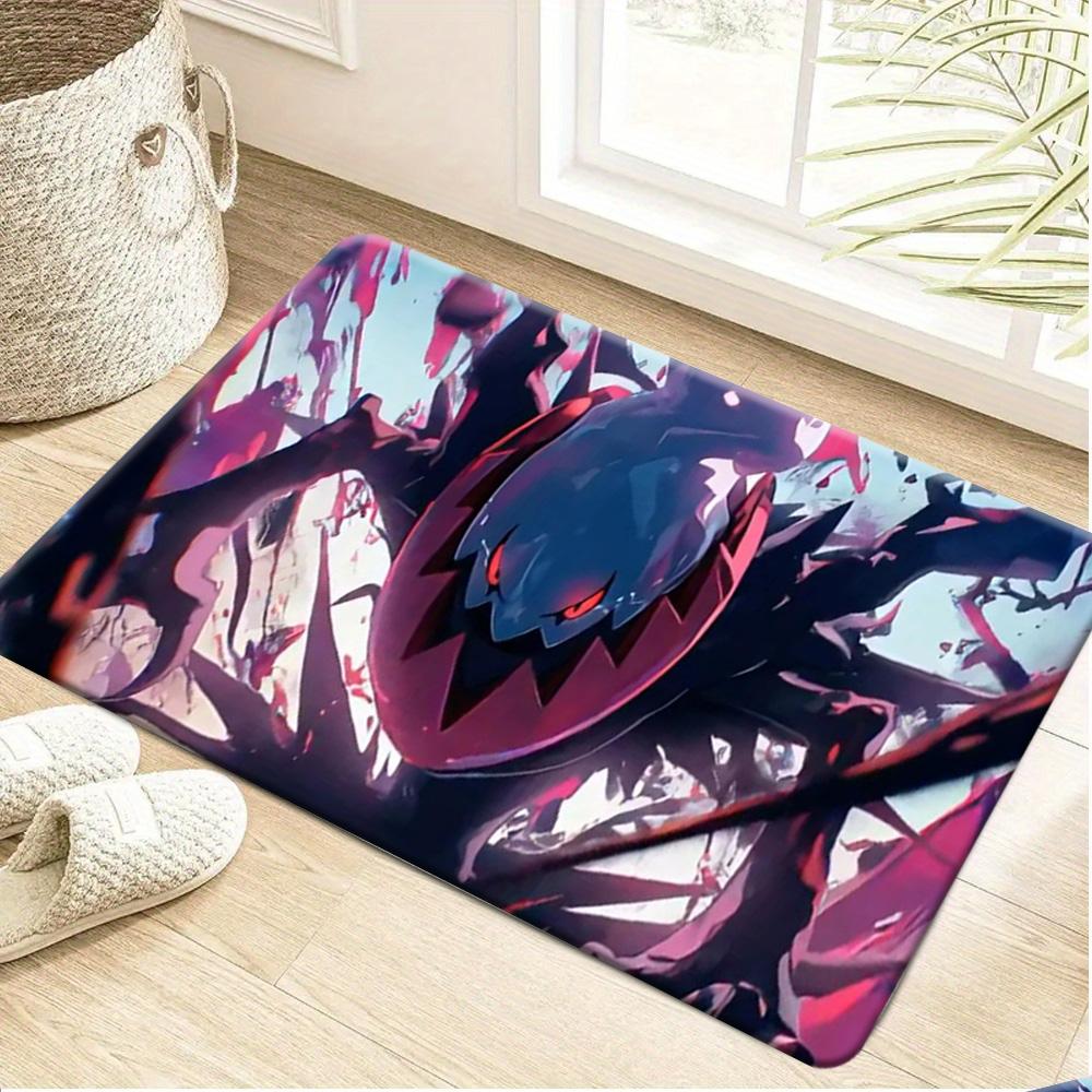 Cute Corsola Coral Ocean Theme Pokemon Soft Non-Slip Absorbent Bathroom Entryway Indoor Floor Doormat Rug 40cm x 60cm