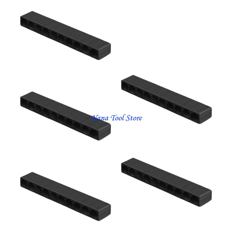 31GJ Multifunctional 6.35mm 1/4" Driver Accessory Container Clear Storage Solution Suitable For Mechanics And DIY Enthusiasts