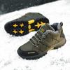 39-47 Large Anti Slip and Wear Resistant Plush Outdoor Sports Warm Snow Boots Mid Top Cotton Shoes Mountaineering Shoes Men's Shoes