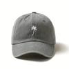 1pc Rerto Washed Embroidery Baseball Caps for Women,outdoor Leisure Adjustable Drawstring Closure,Perfect for Outdoor Activities