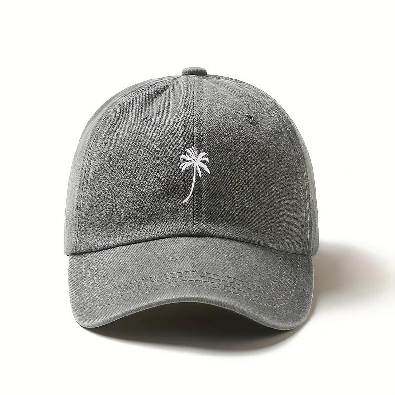1pc Rerto Washed Embroidery Baseball Caps for Women,outdoor Leisure Adjustable Drawstring Closure,Perfect for Outdoor Activities