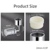 720 Rotatable Tap Aerator Splash-proof Faucet Sprayer Head Splash Tap Head Wash Basin Tap Extender Adapter