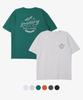 2ELA [2Pack] Unisex Mountain Peak Graphic Sorona Round Short Sleeve T-Shirt 6 Colors