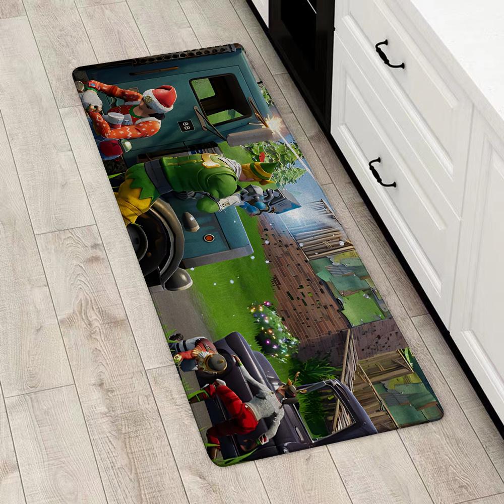 Cartoon Fortnites Entrance Front Door Doormat Non-slip Kitchen Rug Living Room Rugs Balcony Bathroom Foot Mat Floor Mats Carpet