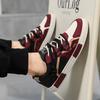 Herren Sportschuhe Lässige Skateboard-Schuhe Rot Laufschuhe Joggingsneaker Schuhe für Studenten Übergröße