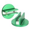 Largoods Magnetic Jack Pad Aluminum Material Pinch Welding Jack Adapter Jack Up Adapter Universal Jack Attachment Set of 2 Green