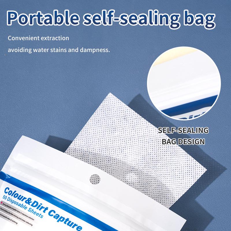 Color Absorbing Laundry Sheets - 50 Count