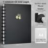 Transparent Music Score Folder A4 Piano Sheets Folder Creative Document Storage Organizer
